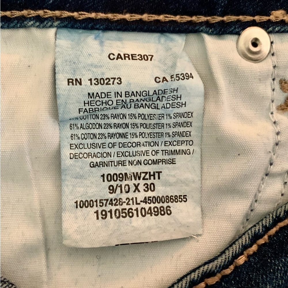 Wrangler Dark Blue Boot Cut Jeans - 9/10 X 30 - Picture 4 of 10
